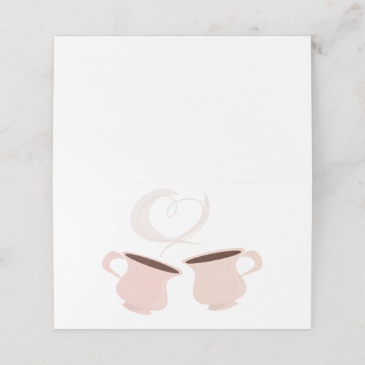 Carte De Placement Coeur vapeur (Extérieur déplié)