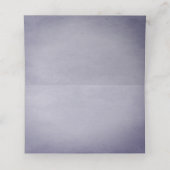 Carte De Placement Colibri et Hibiscus | Réception violette (Intérieur déplié)