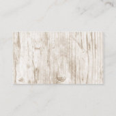 Carte De Placement Collection de Mariages d'arbre cardiaque sculpté (Dos)