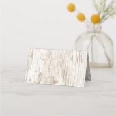 Carte De Placement Collection de Mariages d'arbre cardiaque sculpté (Dos)