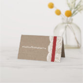 Carte De Placement Collection de Mariages de tournesol rustique - Rou (Dos)