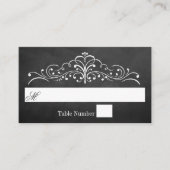 Carte De Placement Collection de Mariages Ornate Chalkboard (Devant)