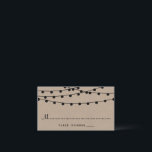 Carte De Placement Collection de Mariages Rustic Kraft<br><div class="desc">Célébrez dans le style avec ces cartes mariages rustiques et très tendance. Le design est facile à personnaliser avec votre libellé d'événement spécial et vos invités seront ravis quand ils verront ces cartes de lieux fabuleuses.</div>