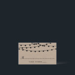 Carte De Placement Collection de Mariages Rustic Kraft<br><div class="desc">Célébrez dans le style avec ces cartes mariages rustiques et très tendance. Le design est facile à personnaliser avec votre libellé d'événement spécial et vos invités seront ravis quand ils verront ces cartes de lieux fabuleuses.</div>