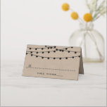 Carte De Placement Collection de Mariages Rustic Kraft<br><div class="desc">Célébrez dans le style avec ces cartes mariages rustiques et très tendance. Le design est facile à personnaliser avec votre libellé d'événement spécial et vos invités seront ravis quand ils verront ces cartes de lieux fabuleuses.</div>