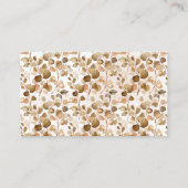 Carte De Placement Combien de baisers Automne Automne Fête des mariée (Dos)