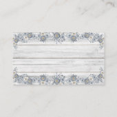 Carte De Placement Combien de baisers pour Mme Shower Grey Game Card (Dos)