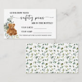 Carte De Placement Combien De Pins De Sécurité Portent Greenery Baby (Devant / Derrière)