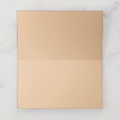 Carte De Placement Conception de mariage personnalisée simple et mini (Intérieur déplié)