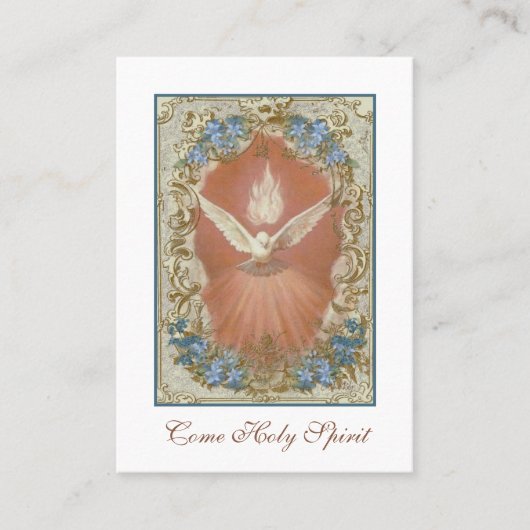 Carte De Placement Confirmation de la colombe du Saint-Esprit religie (Devant)
