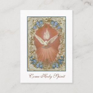 Carte De Placement Confirmation de la colombe du Saint-Esprit religie
