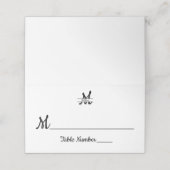 Carte De Placement Cookie simple et élégant - Carte d'escorte (Extérieur déplié)