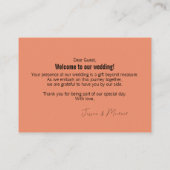 Carte De Placement Coral Hibiscus Serenade Paradise (Dos)