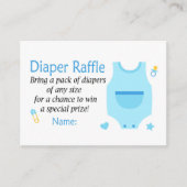 Carte De Placement Costume bébé Repas de couches Billets (Devant)