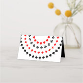 Carte De Placement Costumes de carte de jeu Las Vegas - Table de scri (Dos)