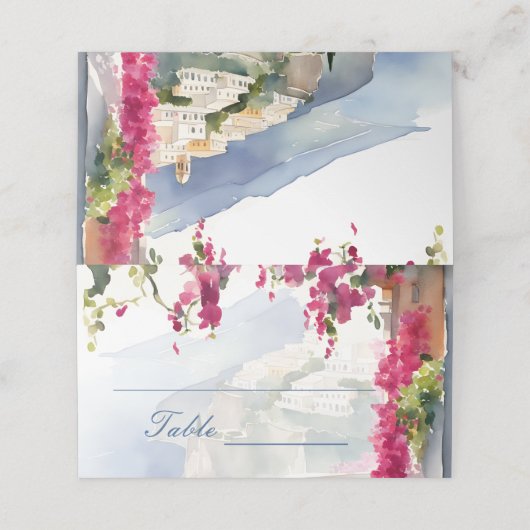 Carte De Placement côte d'Amalfi Méditerranée enterrement de vie de j (Extérieur déplié)