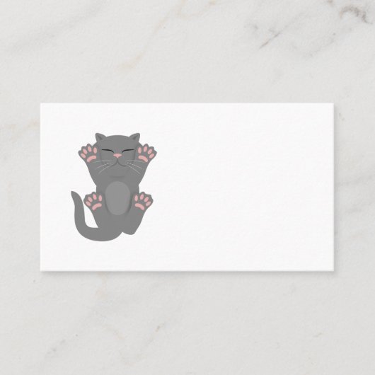 Carte De Placement Couchage de chat (Devant)