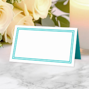 Carte De Placement Couleur personnalisée Bordures classiques modernes
