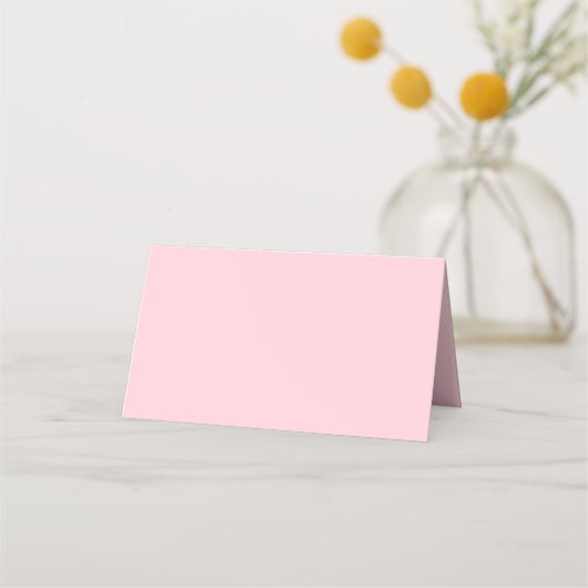 Carte De Placement Couleur solide rose millénaire (Devant)
