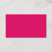 Carte De Placement Couleur uni rose foncé clair (Devant)