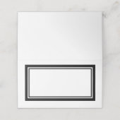 Carte De Placement Couleurs personnalisées Classique Moderne Double B (Extérieur déplié)