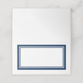 Carte De Placement Couleurs personnalisées Classique Moderne Double B (Extérieur déplié)