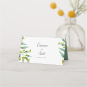 Carte De Placement Country Garden Eucalyptus Mariage de verdure (Dos)
