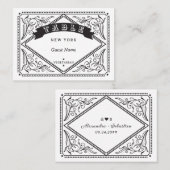 Carte De Placement Country Western Meal Choice Menu Option Mariage (Devant / Derrière)