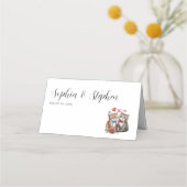 Carte De Placement Couple de chats amoureux (Dos)