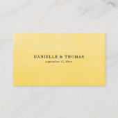 Carte De Placement Couronne de tournesols à l'aquarelle et d'eucalypt (Dos)