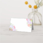 Carte De Placement Couronne de verdure succulente pour la Baby Shower (Devant)