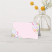 Carte De Placement Couronne de verdure succulente pour la Baby Shower (Devant)