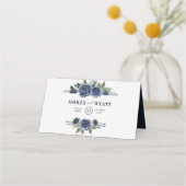 Carte De Placement Couronne Rose bleue (Dos)