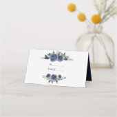 Carte De Placement Couronne Rose bleue (Devant)