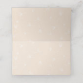 Carte De Placement Couronne Rose colorée (Intérieur déplié)