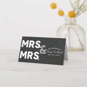 Carte De Placement Craie de tableau craie Monsieur et Madame Table de