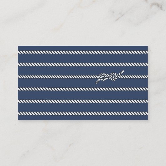 Carte De Placement Cravate Le Mariage de noeud Table bleue ID678 (Dos)