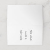 Carte De Placement Create Your Own white (Extérieur déplié)