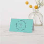 Carte De Placement Créez votre propre (Devant)