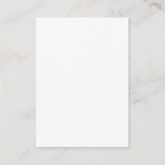 Carte De Placement Créez Votre Propre (Devant)