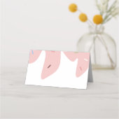 Carte De Placement Crème glacée Anniversaire Pink Melkles Table (Dos)