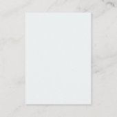 Carte De Placement Crest monogramme classique RÉSERVÉ plié (Dos)