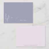 Carte De Placement ::custom : Hollyhock & Ampersand Place Card v2 (Devant / Derrière)