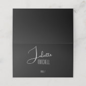 Carte De Placement Custom Wedding/Event Name Placeholders (Extérieur déplié)