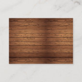 Carte De Placement Custom wedding placeholder cards (Dos)