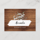 Carte De Placement Custom wedding placeholder cards (Devant)