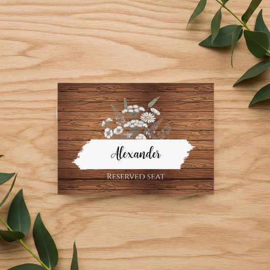 Carte De Placement Custom wedding placeholder cards