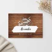 Carte De Placement Custom wedding placeholder cards
