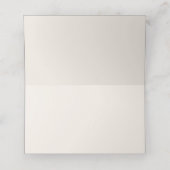 Carte De Placement Cute Blush Rose Springtime Floral (Intérieur déplié)