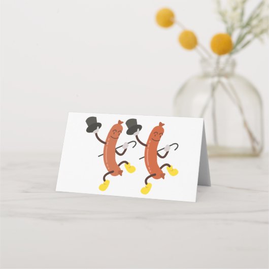 Carte De Placement Danse Hot Dogs (Devant)